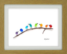 Load image into Gallery viewer, Rainbow Birds on Branch
