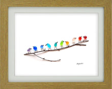 Load image into Gallery viewer, Rainbow Birds on Branch