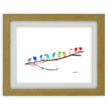 Load image into Gallery viewer, Rainbow Birds on Branch