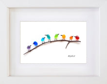Load image into Gallery viewer, Rainbow Birds on Branch