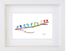 Load image into Gallery viewer, Rainbow Birds on Branch