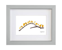 Load image into Gallery viewer, Yellow Birds on Branch