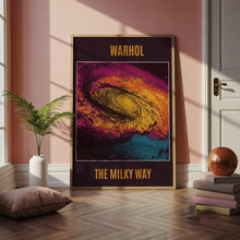 Load image into Gallery viewer, Warhol Style Milky Way Galaxy Poster, Pop Art Space Print, Colourful Cosmic Wall Art