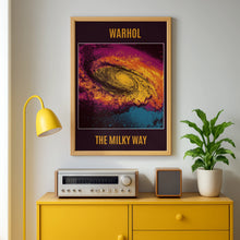 Load image into Gallery viewer, Warhol Style Milky Way Galaxy Poster, Pop Art Space Print, Colourful Cosmic Wall Art