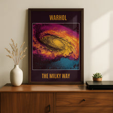 Load image into Gallery viewer, Warhol Style Milky Way Galaxy Poster, Pop Art Space Print, Colourful Cosmic Wall Art