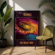 Load image into Gallery viewer, Warhol Style Milky Way Galaxy Poster, Pop Art Space Print, Colourful Cosmic Wall Art