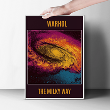 Load image into Gallery viewer, Warhol Style Milky Way Galaxy Poster, Pop Art Space Print, Colourful Cosmic Wall Art