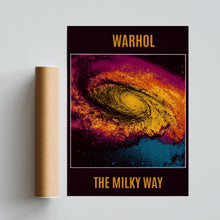 Load image into Gallery viewer, Warhol Style Milky Way Galaxy Poster, Pop Art Space Print, Colourful Cosmic Wall Art
