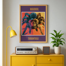 Load image into Gallery viewer, Tarantula Pop Art Poster, Warhol Style Spider Print, Bold Colourful Arachnid Wall Decor