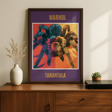Load image into Gallery viewer, Tarantula Pop Art Poster, Warhol Style Spider Print, Bold Colourful Arachnid Wall Decor