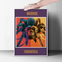Load image into Gallery viewer, Tarantula Pop Art Poster, Warhol Style Spider Print, Bold Colourful Arachnid Wall Decor